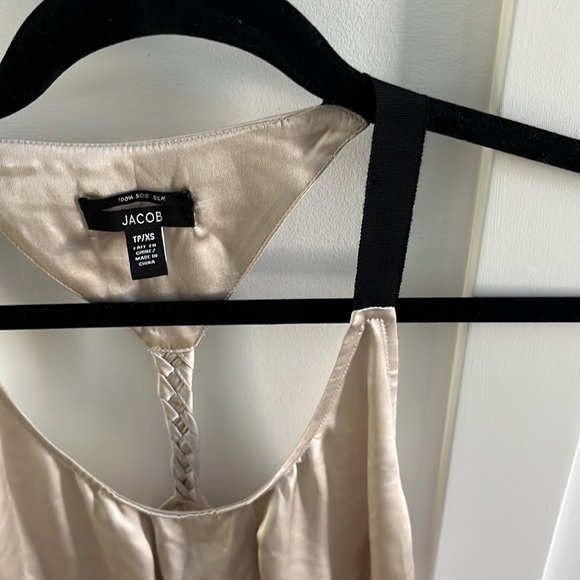 Cream coloured 100% silk camisole. - Picture 2 of 3